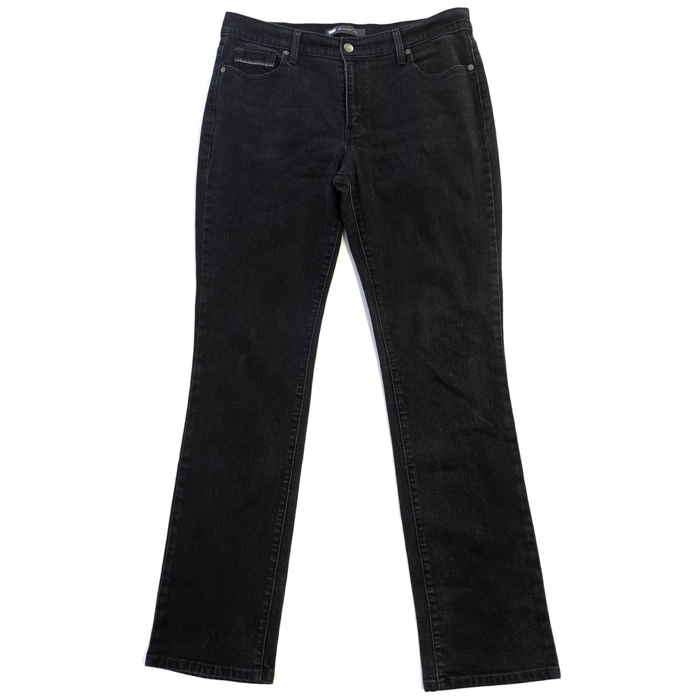 Levis 505 Straight Leg Jeans Black Tab Embroidered Pocket Mens 31x34 15505-0026 - Picture 2 of 8